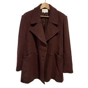 Naked Cashmere Peacoat Chocolate Brown Size L